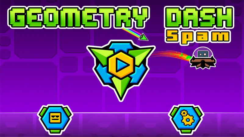 Geometry Dash Spam - Play Online on Lizard Button